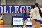 Volleyball vs Babson  Wheaton Women's Volleyball vs Babson College. - Photo by Keith Nordstrom : Wheaton, Volleyball, VB